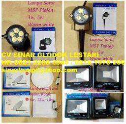 Lampu LED Panel dan Lampu Sorot Meiwa